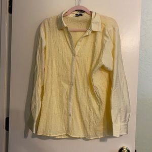 Yellow button up